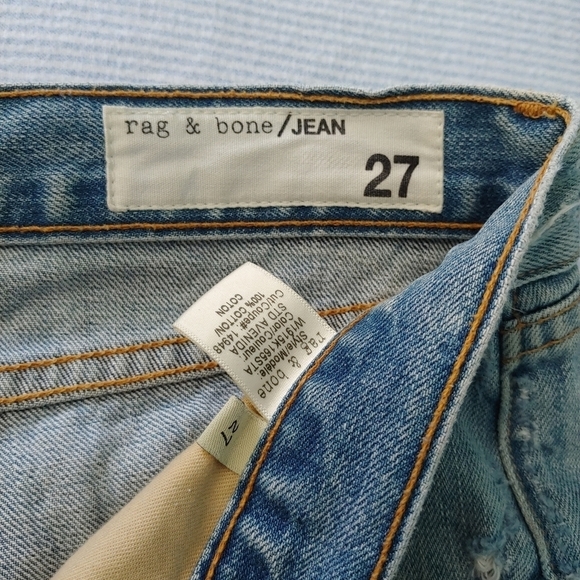 Rag and Bone Denim Shorts with Metal Studs, Sz 27 - Picture 4 of 8